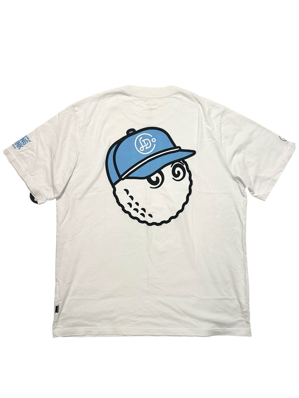 NWT Malbon Golf x Long Drink Bermuda White T shirt Small